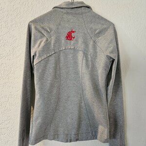 Under Armour Cold Gear Fitted WSU Cougars Grey Womens Jacket Size M